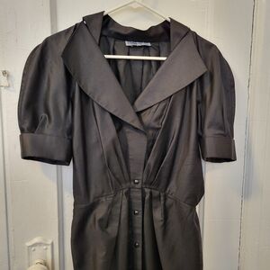 Thierry Mugler Black Long Sleeve Dress